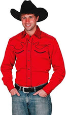 Western Express | Retro Western Cowboy Shirt | Red 