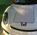 Detailer 365® Ultra Drying Premium Waffle Microfiber W/Silk Towel 400GSM 24"x36"