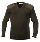 Rothco 6345 GI Style Acrylic V-Neck Sweater - Choice of OD, Black, and Navy