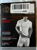 Men's Under Armour V-Neck Performance Heatgear Tee Shirt with Logo Small-2 PACK!