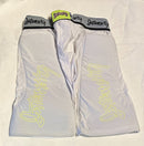 Intensity By soffe Girls 5-inch Stolen Base Low Rise Slider Shorts Wht/Neon Yell