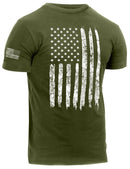 Rothco 2713 / 2832 / 2632 Distressed US Flag Athletic Fit T-Shirt