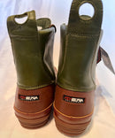 Mens' PSYBERIA   mudguard Boot   Green & Brown size 7