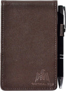 Tactical 365 Operation First Response Deluxe Leather Memo Pad Holder Brown