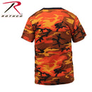 Rothco 5997 Colored Camo T-Shirts - Savage Orange Camo