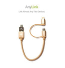 AnyLink Modular USB Transfer Cable-Link Any Two Devices for Charging & Transfer