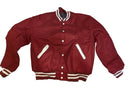 Holloway 225100 Wool Varsity Jacket - Dark Cardinal