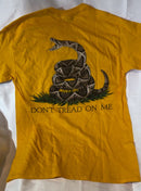Don't Tread On Me TEE SHIRT - Mens Medium 100% Cotton