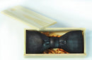 Men's Dress or Tux Wood Bow Tie (Black Mahogany) Limited Edition Unique Gift