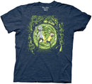 Ripple Junction Rick and Morty Portal The Monsters Adult T-Shirt Heather Navy