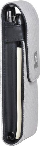 Triple Pen Case and Note Jotter by Metier Life - Magnetic Closure
