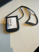 Aker Leather Reversible Neck Badge Id Holder A597