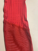 Maasai Women's Compression Leggings Activewear Tummy Control High Waist |Red|