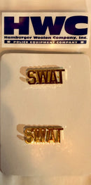 HWC Swat Insignia Gold Tone One Pair
