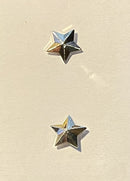 EMT-FIRE-EMS Metal Star Collar Insignia 1/2" or 3/4 inch- Gold Tone or Nickel