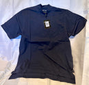 Adidas Golf Men's ClimaLite Tour Short Sleeved Mock Turtleneck Shirt-Navy Small