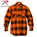 Rothco 4739 Extra Heavyweight Buffalo Plaid Long Sleeve Flannel Premium Shirt 