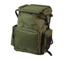 Rothco 4548/4568 Backpack & Stool Combo - Choice of Woodland Camo or Olive Drab