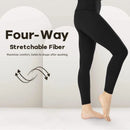 Fleece Lined Thermal Pants for BOYS Leggings Underwear, Black Size Medium
