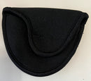 Rollin Mallet Putter HeadCover NEW Head Cover-  FREE SHIP!! Black Neoprene