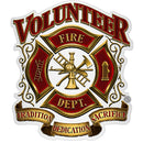 Volunteer Fire Department Tradition Dedication Sacrifice Decal - 6 Inch 3 Pack