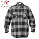 Rothco 4739 Extra Heavyweight Buffalo Plaid Long Sleeve Flannel Premium Shirt 