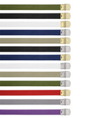 Rothco Military Color Web Belts Silver Plated Or Brass Plated Buckle-44"-54"-64