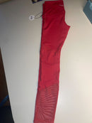 Maasai Women's Compression Leggings Activewear Tummy Control High Waist |Red|