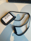 Aker Leather Reversible Neck Badge Id Holder A597