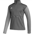 Adidas Team Issue 1/4 Zip Long Sleeve T-Shirt Black/Grey-HI3068,Grey/Grey-HI3069