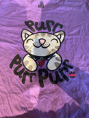 Big Bang Theory Soft Kitty Junior Purr Purr T-Shirt (2XL, Plum)