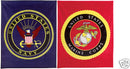 Rothco 2301 Military Insignia Fleece Blanket Choice Marines / Navy