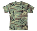 Rothco 8777 Woodland Camouflage Military T-Shirt