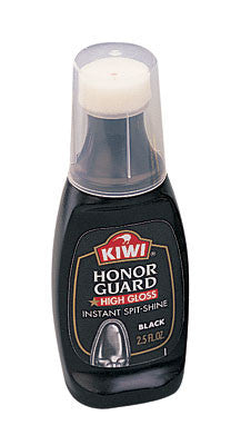 KIWI HIGH GLOSS MILITARY SPIT SHINE BLACK