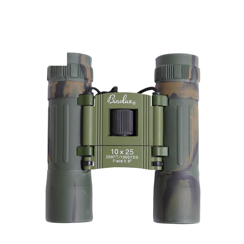 10282 Rothco Woodland Camo Compact 10 X 25mm Binoculars