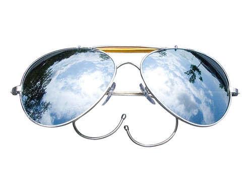 10301 Rothco Air Force Style Sunglasses - Mirror