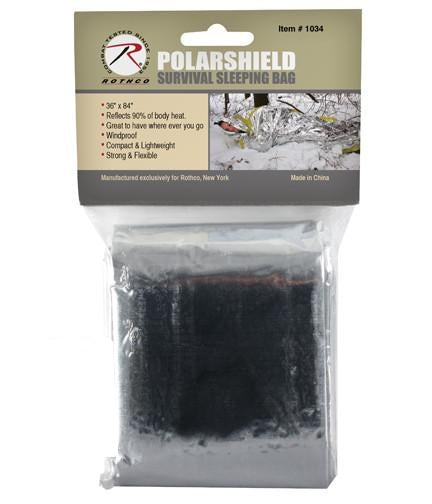 1034 Rothco Polarshield Sleeping Bag Style Survival Blanket