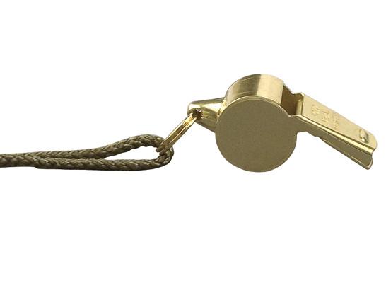 10366 Rothco Brass GI Style Police Whistle
