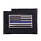 10649 Rothco Thin Blue Line Flag Nylon Commando Wallet