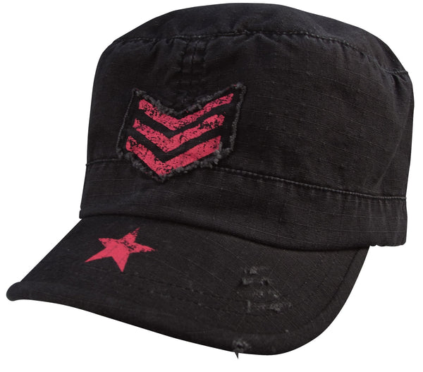 1149 Rothco Women's Vintage Stripes & Stars Adjustable Fatigues Cap