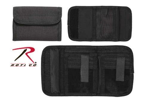 11629 Rothco Deluxe Black Tri-Fold Commando ID Wallet