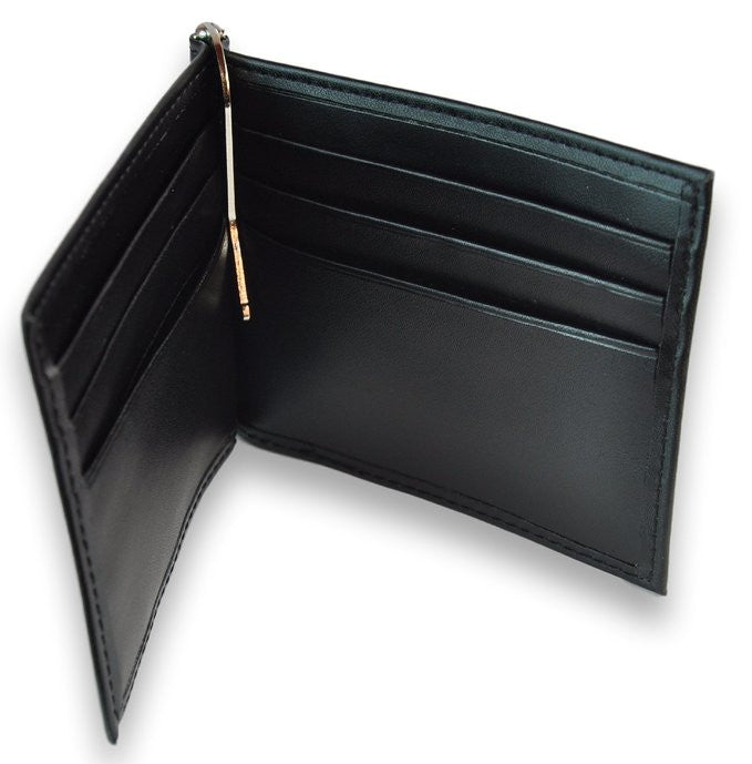Tactical 365 Operation First Response Menâ€™s Money Clip Leather Wallet