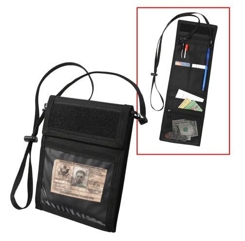 1245 ROTHCO DELUXE ID HOLDER - BLACK