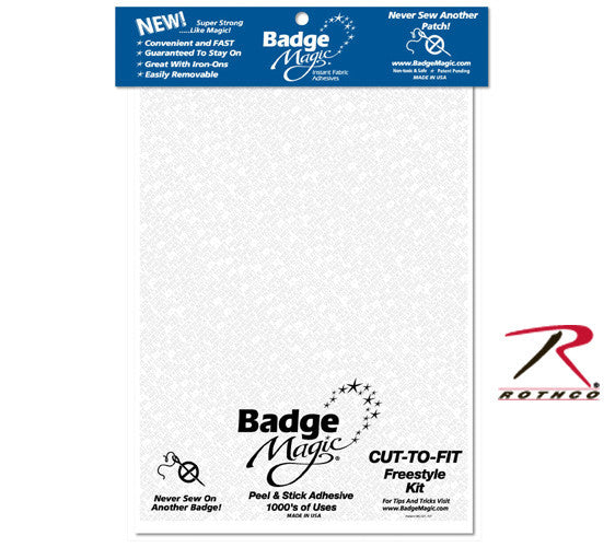 1284 Badge Magic Cut To Fit Freestyle Kit / Adhesive