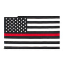 1596 Rothco Thin Red Line US Flag - 3' x 5'
