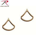 1641 Rothco Private First Class Polished Insignia