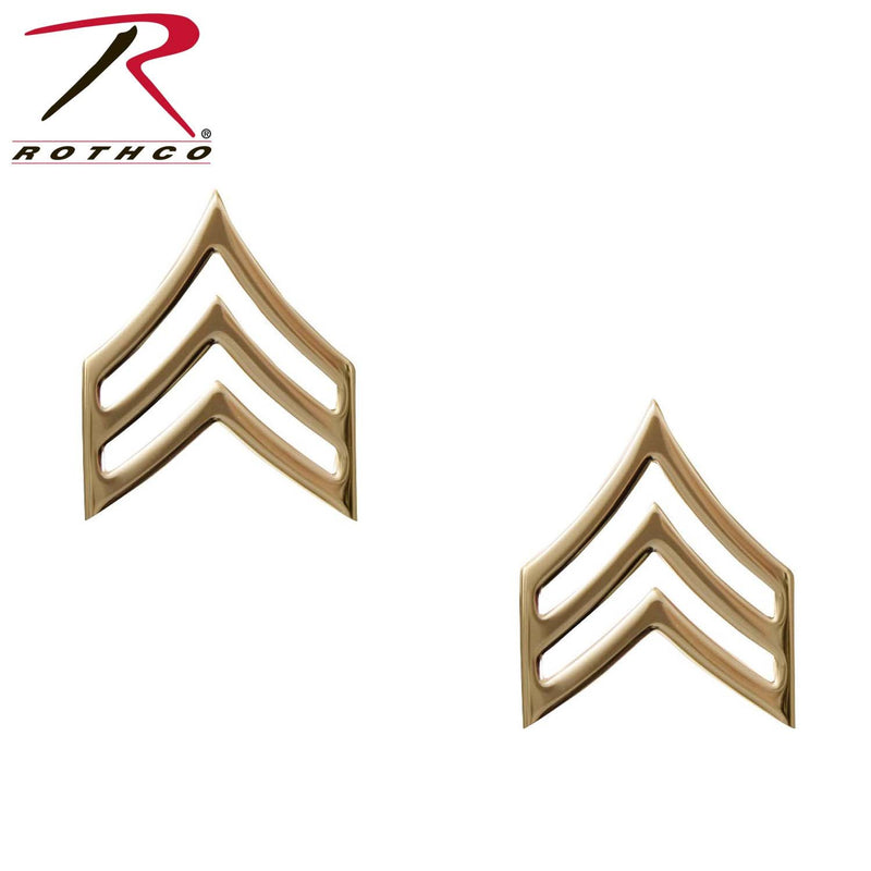 1603 / 1643 Rothco Sergeant Polished Insignia