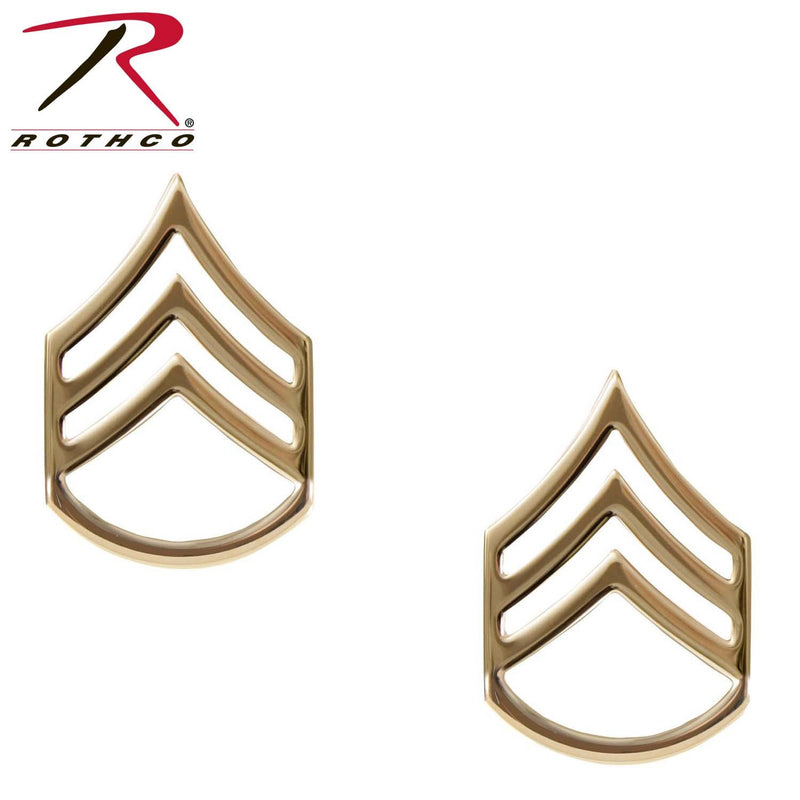 1644 Rothco Staff Sergeant Polished Insignia