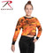 1665 Rothco Women's Camo Long Sleeve Crop Top - Savage Orange Camo