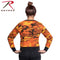 1665 Rothco Women's Camo Long Sleeve Crop Top - Savage Orange Camo